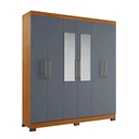 Ver imagem 1 de Guarda Roupa Nt5190 Freijo Trend/griz Notavel