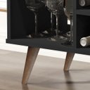 Ver imagem 4 de Buffet Aparador com Adega Encanto - Jalmac Móveis: Preto