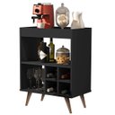 Ver imagem 1 de Buffet Aparador com Adega Encanto - Jalmac Móveis: Preto