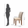 Conjunto 2 Cadeiras Suede Espanha Estofadas Cel Móveis - 3