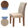 Conjunto 2 Cadeiras Suede Espanha Estofadas Cel Móveis - 4