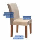 Ver imagem 6 de Conjunto 2 Cadeiras Suede Espanha Estofadas Cel Móveis