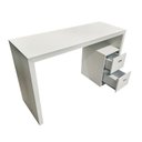 Ver imagem 5 de Escrivaninha Mesa Escritório com ME4130 2 Gavetas 135cm Branca