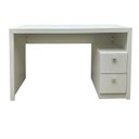 Ver imagem 3 de Escrivaninha Mesa Escritório com ME4130 2 Gavetas 135cm Branca