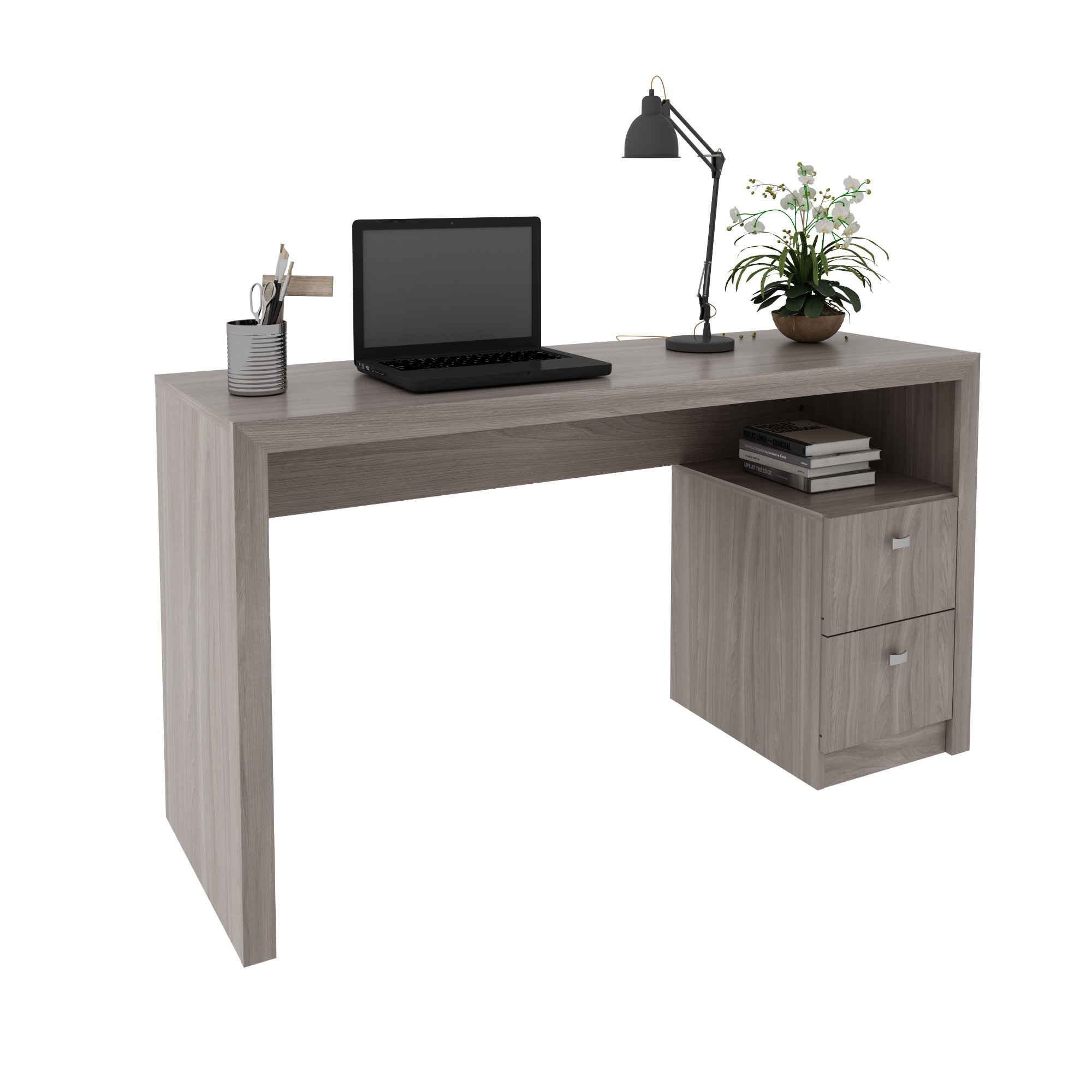 Mesa para Escritório 135,8cm com 2 gavetas ME4130 - 3