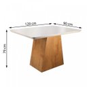 Ver imagem 3 de Conjunto Mesa Arezo Tampo Smart Vidro Off-white Plus 4 Cadeiras Espanha Cel Móveis