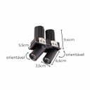 Ver imagem 2 de Spot Led Duplo de Embutir Aiva 14w 2700k 6482 Nordecor St3056