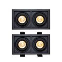 Ver imagem 4 de Spot Led Duplo de Embutir Aiva 14w 2700k 6482 Nordecor St3056