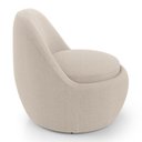 Ver imagem 4 de Poltrona Orgânica Living Memphis Fixa Bouclê Bege - Abmaza