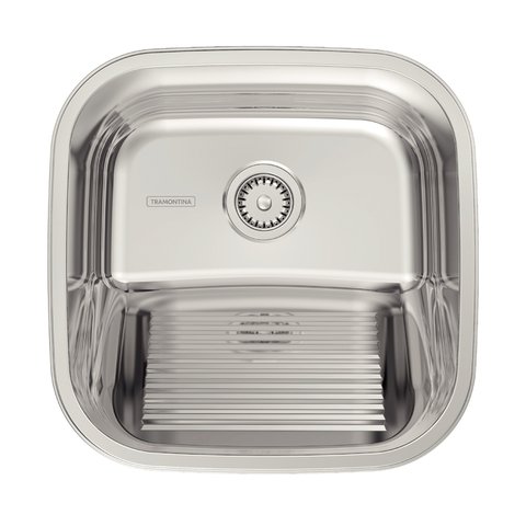 Tanque Tramontina Hera 25 L em Aço Inox Alto Brilho 40x40 Cm