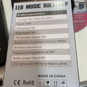 Ver mais imagens de Lâmpada Led 12w E27 Rgb Colorida com Caixa de Som