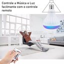 Ver imagem 1 de Lâmpada Led 12w E27 Rgb Colorida com Caixa de Som