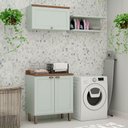 Ver imagem 2 de Armário Multiuso Acquaflex 3 Peças Elegance Mint - Genialflex