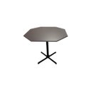 Ver imagem 2 de Mesa para Reunião e Cozinha com Octogonal Realme 90x90cm Chumbol/preto
