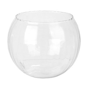 Vaso Vidro Aquário Transparente 19cm
