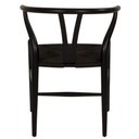 Ver imagem 4 de Cadeira Wishbone Valentina Madeira Preta Assento em Rattan Preto