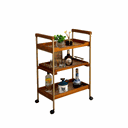 Ver imagem 1 de Carrinho Bar Bebidas para Servir Café Chá Adega Sala Estar:madeira Maciça