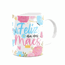 Ver imagem 2 de Caneca Floral Mães - Feliz Dia Das Mães - Branca