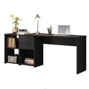 Ver imagem 1 de Mesa em L Para Escritório Preto Nt2060 Preto