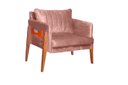 Ver imagem 1 de POLTRONA DECORATIVA MILÃO LUXO DORA BELA - 0125 Rosa