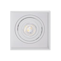 Spot no Frame Mr16 Branco-inclui Soquete para Lâmpada Gu10 - 4