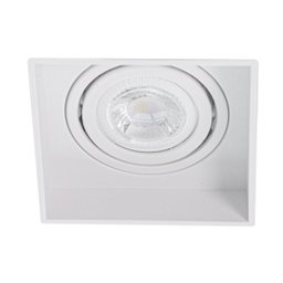 Spot no Frame Mr16 Branco-inclui Soquete para Lâmpada Gu10 - 3
