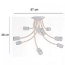 Ver imagem 2 de Plafon Aranha com 9 Bocais Emalustres