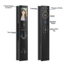 Ver imagem 2 de Fechadura Digital Eletronica Biometria Reconhecimento Facial Wifi App Celular Smartphone Cartao Resi
