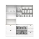 Ver imagem 3 de Cozinha Compacta 3 Peças 100% MDF 7 Portas 5 Gavetas Americana Henn