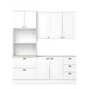 Ver imagem 2 de Cozinha Compacta 3 Peças 100% MDF 7 Portas 5 Gavetas Americana Henn