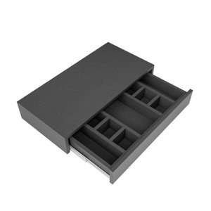 Gaveta Penteadeira Suspensa 60cm com Divisória Moderno Escritório Quarto Salão de Beleza