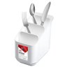 Conjunto de Pia Branco - Porta Detergente, Escorredor de Talheres e Lixeira 3l - 4