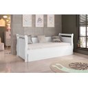 Ver imagem 2 de Cama Babá Solteiro Infantil com Auxiliar Mdf Branco