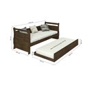 Ver imagem 4 de Cama Babá Solteiro Infantil com Auxiliar Mdf Branco