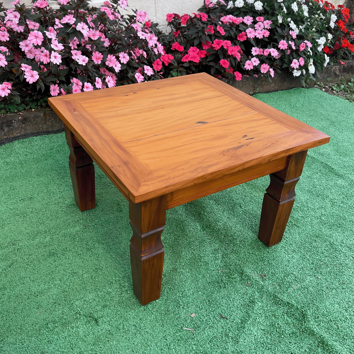 Ver imagem 3 de Mesa de Centro Madeira de Demolição 60 X 60 Sudeste Rústico