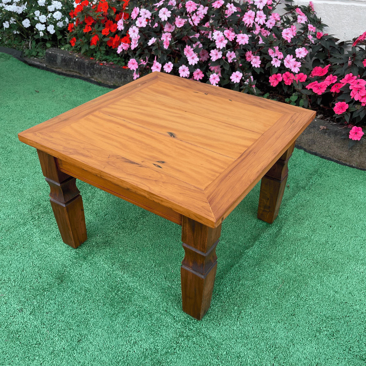 Ver imagem 4 de Mesa de Centro Madeira de Demolição 60 X 60 Sudeste Rústico
