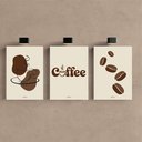 Ver imagem 2 de Kit 3 Quadro Decorativo Café Cozinha Cafeteria Casa Quarto 28x20cm