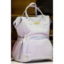Ver imagem 2 de Mochila Bolsa Maternidade Impermeável Enxoval Bebê Original Mithi Azul Claro