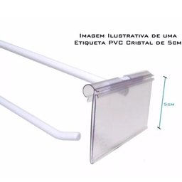 Kit 10 Ganchos 20cm Cabide Expositor para Painel Canaletado Cromado - 4 Kit 10 Ganchos 20cm Cabide Expositor para Painel Canaletado Cromado - 4