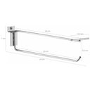 Ver imagem 2 de Kit 10 Ganchos 20cm Cabide Expositor para Painel Canaletado Cromado