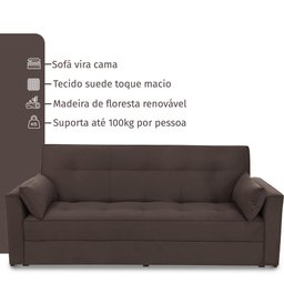 Sofá Cama Hidra 2,23m  - 5