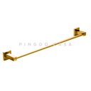 Ver imagem 3 de Acessórios para Banheiro Quadrado 4 peças São Francisco Pingoo.casa - Dourado