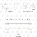 Ver imagem 7 de Acessórios para Banheiro Quadrado 4 peças São Francisco Pingoo.casa - Dourado