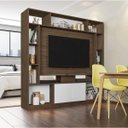 Ver imagem 3 de Estante Home para TV até 55 Polegadas Divisor de Ambientes Versus Espresso Móveis
