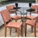 Ver imagem 4 de Kit 4 Cadeiras em Polipropileno Hydra Plus Cristal Uz Kappesberg