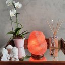 Ver imagem 2 de Abajur Luminária Terapêutica Sal Rosa Himalaia 2 ~ 3kg Natural 2