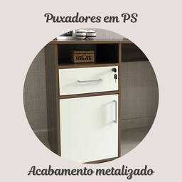 Escrivaninha 1 Porta 1 Gaveta com Chave 1 Nicho  - 12