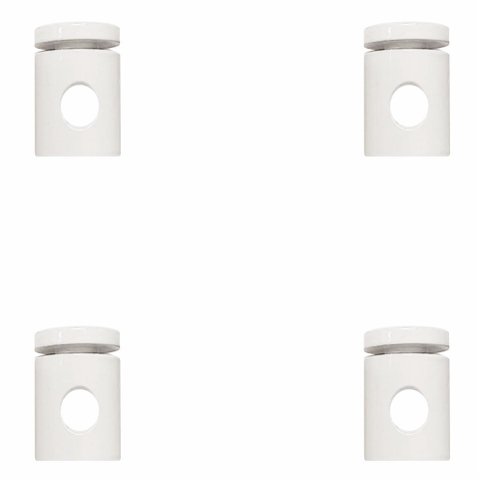 Kit-4 Desviador de Cabo Para Lustres e Pendentes e Luminária MD-6005/4 - Branco