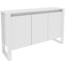 Ver imagem 1 de Balcão Armário para Escritório 3 Portas em Mdp Branco