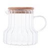 Jarra de Vidro Borossilicato com Tampa de Bambu Classic 500ml 2900 - Lyor - 1